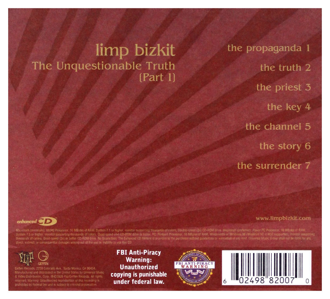 Limp Bizkit - The Unquestionable Truth [Part 1];