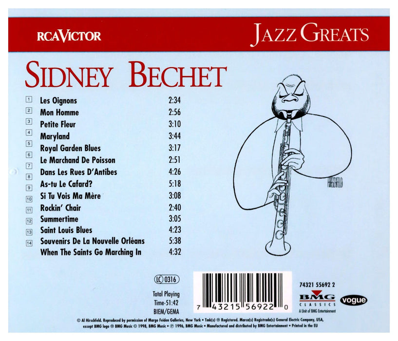 Sidney Bechet - Jazz Greats;