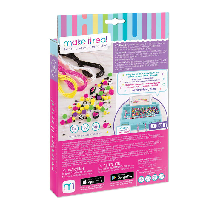 Make It Real: Fluo Black &amp; White Bracelets;