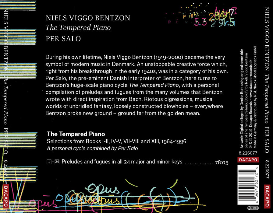 Niels Viggo Bentzon - The Tempered Piano;