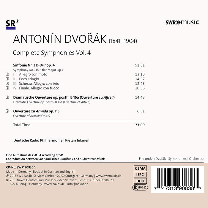 Antonin Dvorak - Symphony No. 2 / Dramatic Overture;