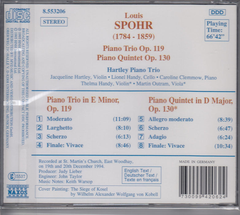 Louis Spohr - Piano Trio Op. 119 & Piano Quintet Op. 130;