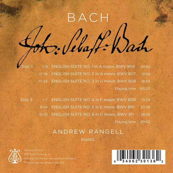 Johann Sebastian Bach - English Suites 806-811 (2 Cd);
