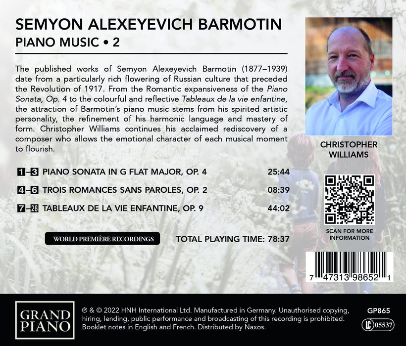 Semyon Alexeyevich Barmotin - Piano Music, Vol. 2;