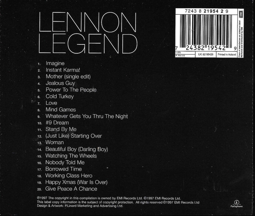 John Lennon - Lennon Legend: The Very Best Of;
