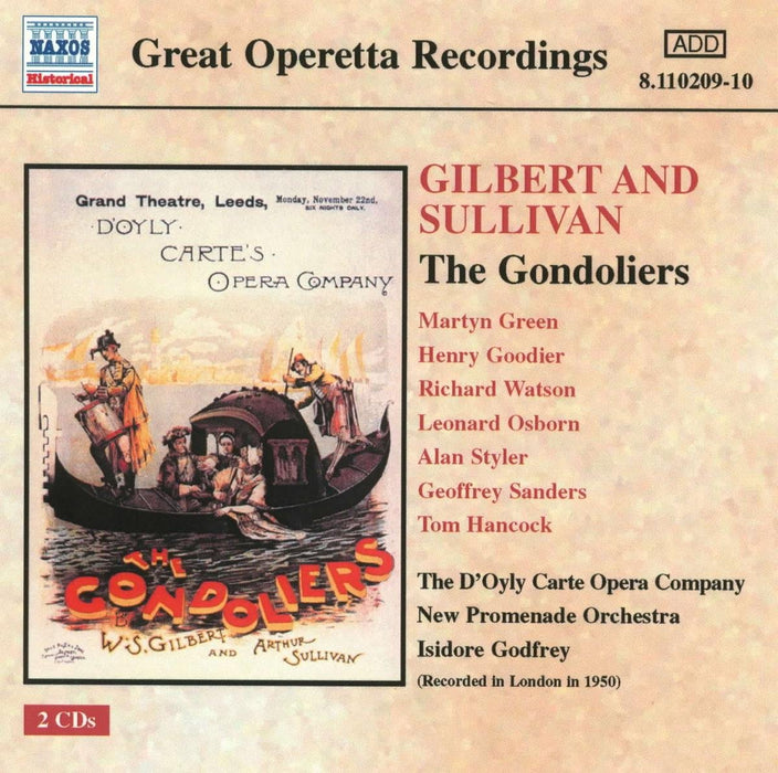 Gilbert & Sullivan - The Gondoliers (2 Cd);