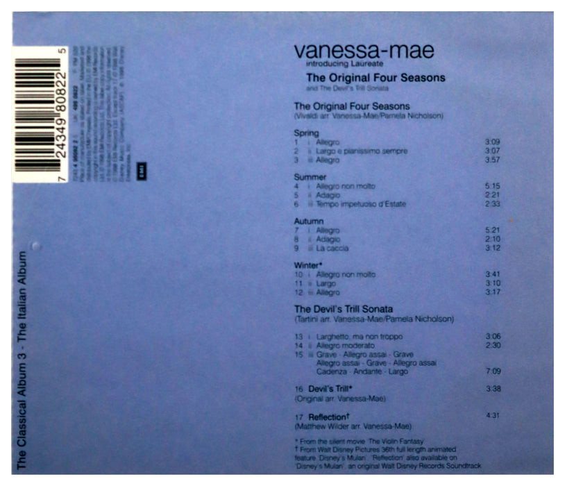 Vanessa-Mae: The Original Four Seasons;