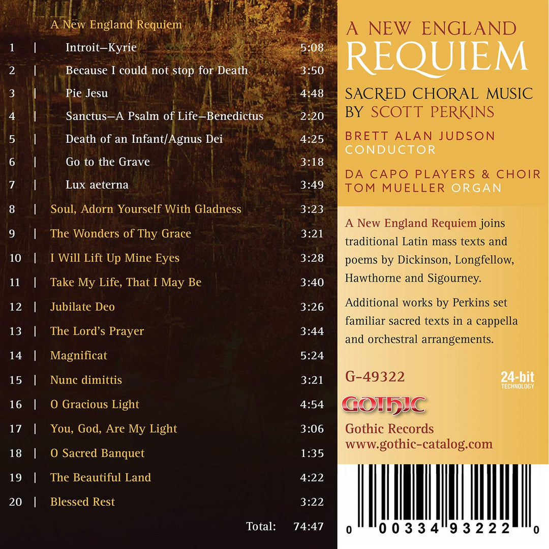 Scott Perkins - A New England Requiem;