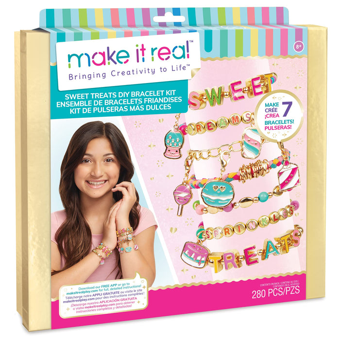 Make It Real: Kit Per Braccialetti Fai Da Te Dolci Dolcetti;