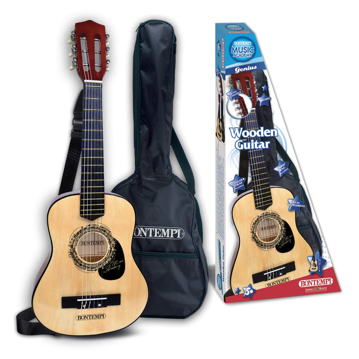 Bontempi 21 7531 - Classical Guitar In Wood 75 Cm With 6 Strings;