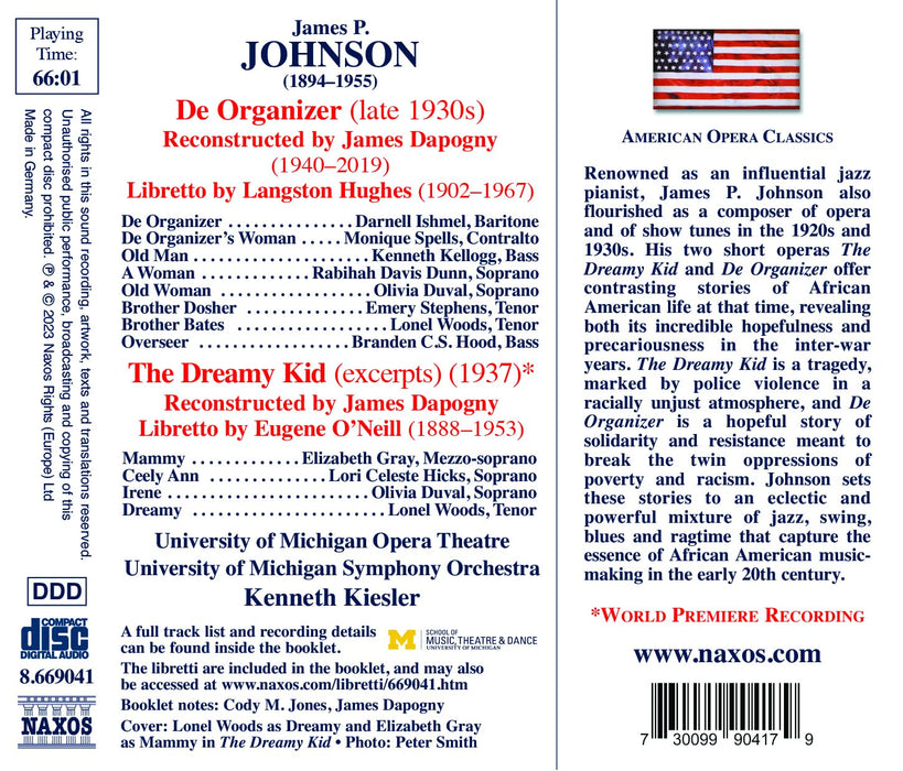 Dunn/Duval/Kiesler/University Of Michigan Opera So - De Organizer;