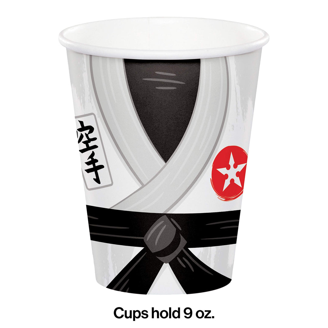 Creative Converting: 9Cup 12/8Ct Karate Party Qs;