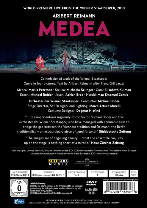 Aribert Reimann - Medea;