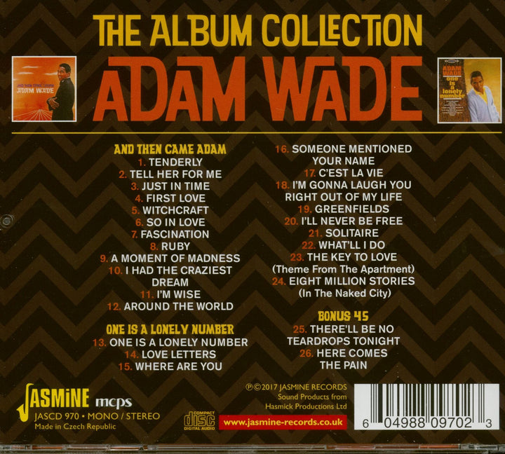 Adam Wade - Album Collection 1960-62;