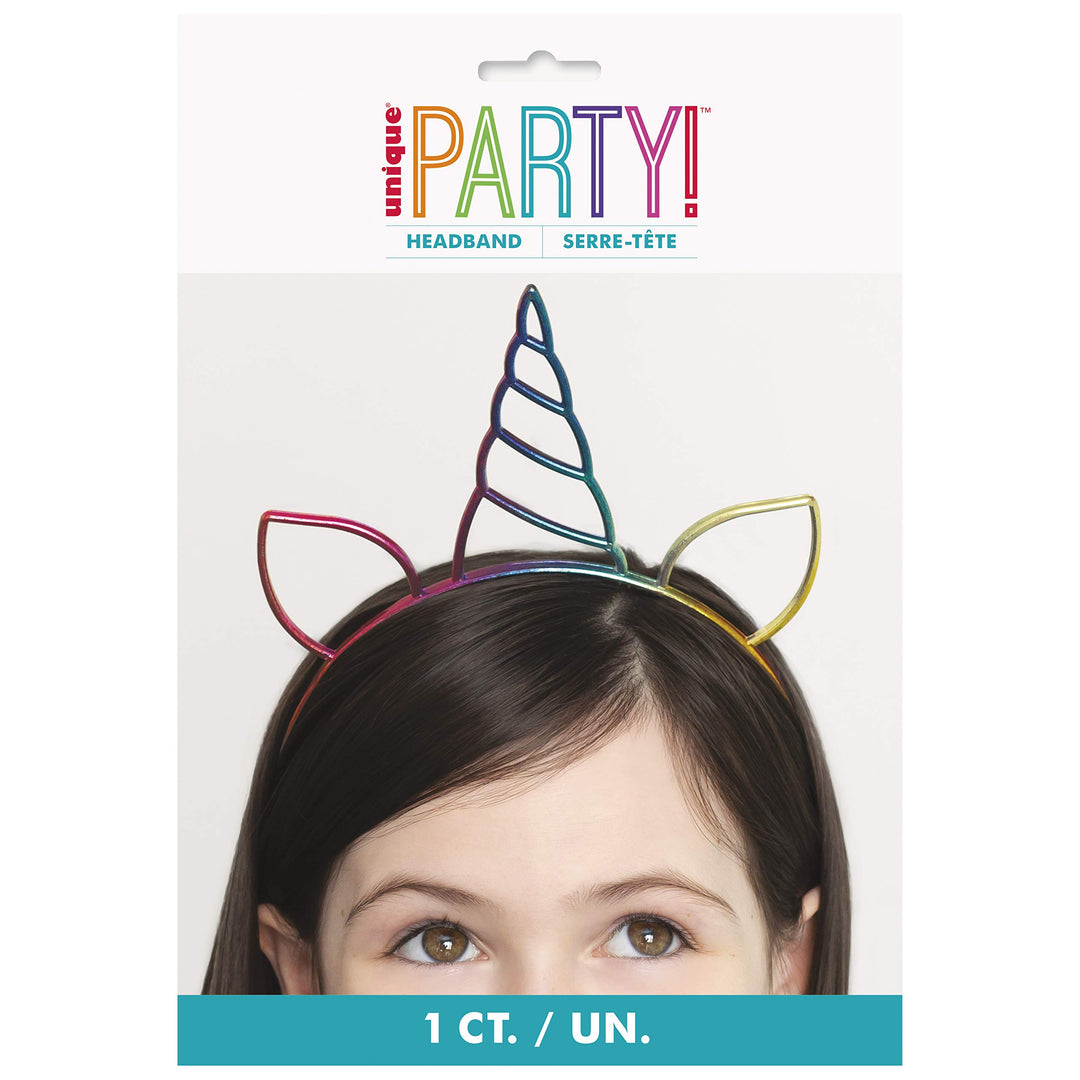 Unique Party: Rbow Unicorn Prty Headband;