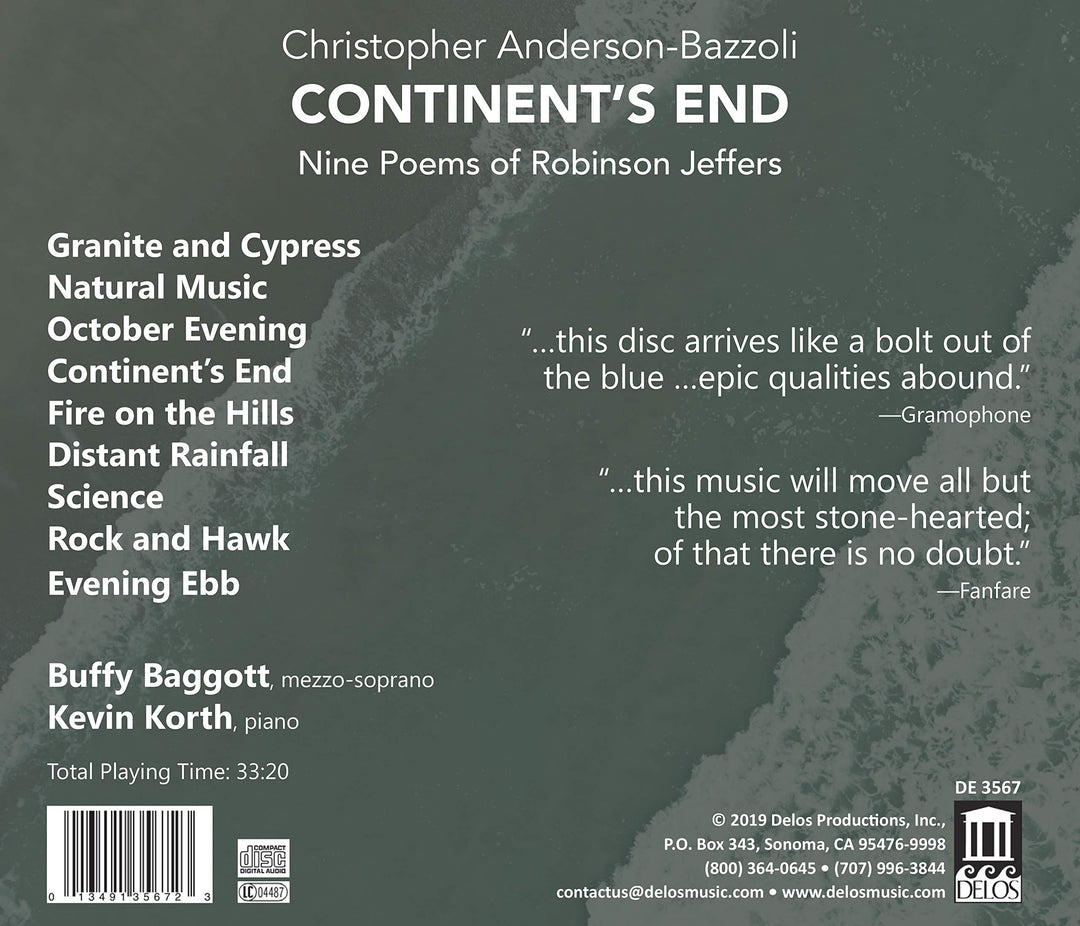 Christopher Anderson-Bazzoli - Continent's End;