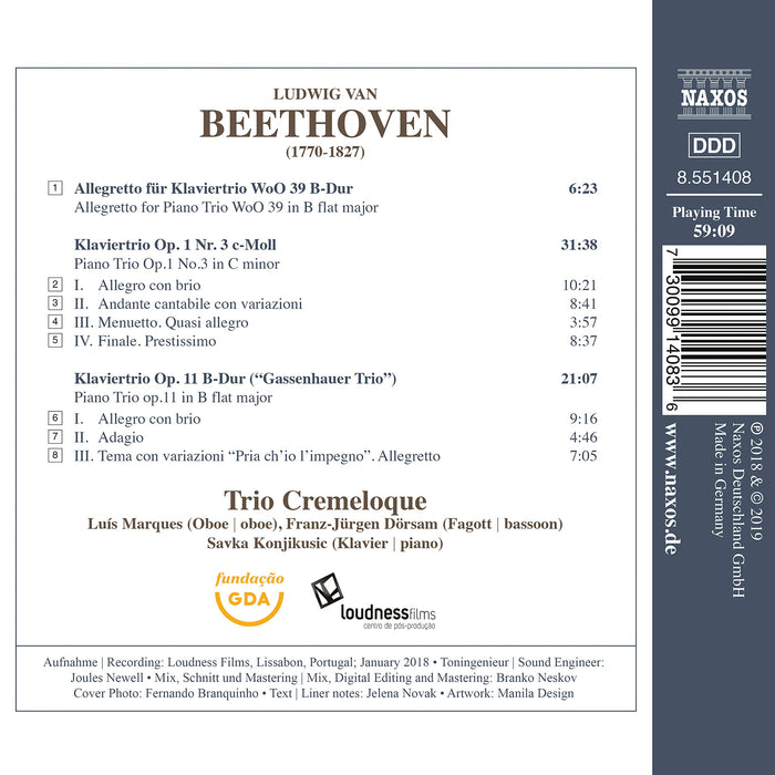 Ludwig Van Beethoven - Klaviertrios;