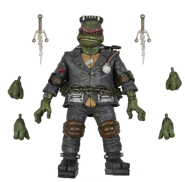 Teenage Mutant Ninja Turtles: Neca - X Tmnt: Ultimate Raphael As Frankenstein's Monster 7 Inch Action Figure;