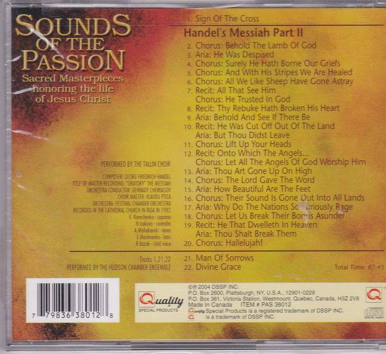 Sounds Of The Passion / Various;