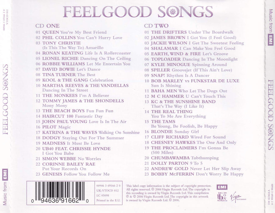 Feel Good Songs / Various (2 Cd);