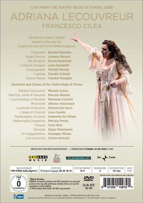 Francesco Cilea - Adriana Lecouvreur;