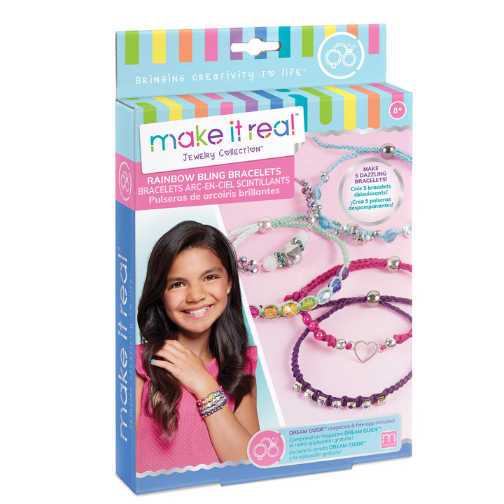 Make It Real: Braccialetti In Corda Scintillanti;