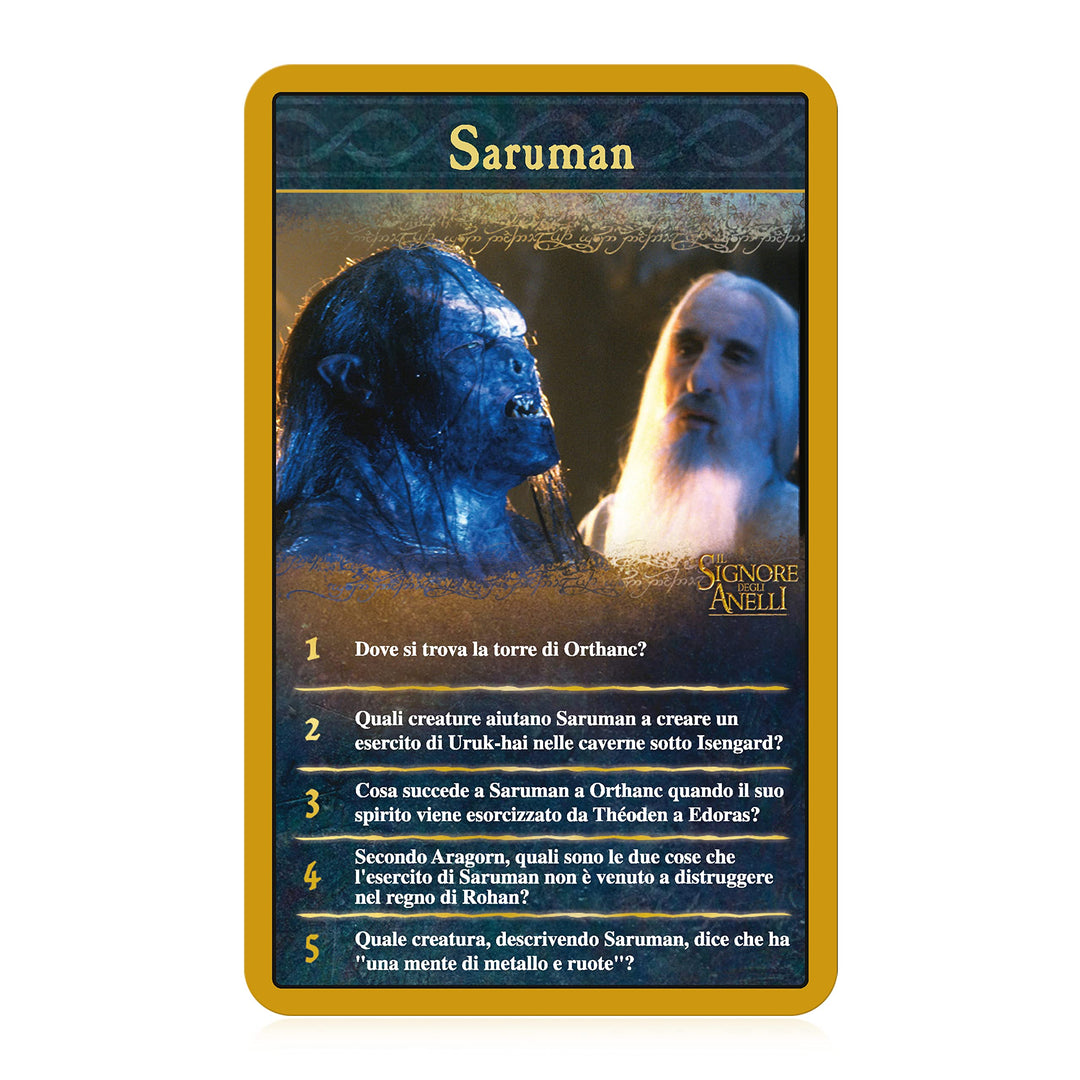 TOP TRUMPS QUIZ - THE LORD OF THE RINGS