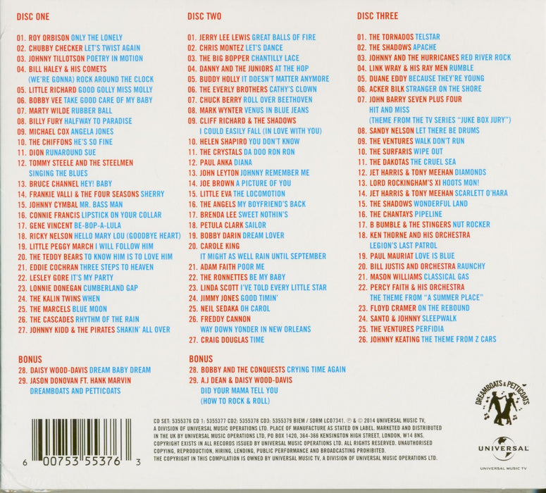 Best Of Dreamboats & Petticoats (The) / Various (3 Cd);