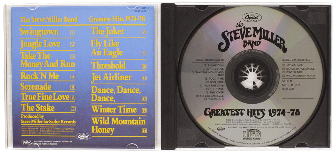 Steve Miller Band - Greatest Hits 1974-78;