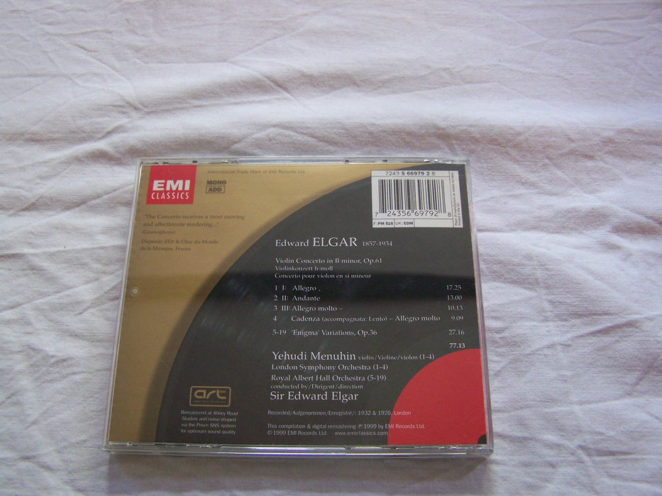 Edward Elgar - Violin Concerto, Enigma;