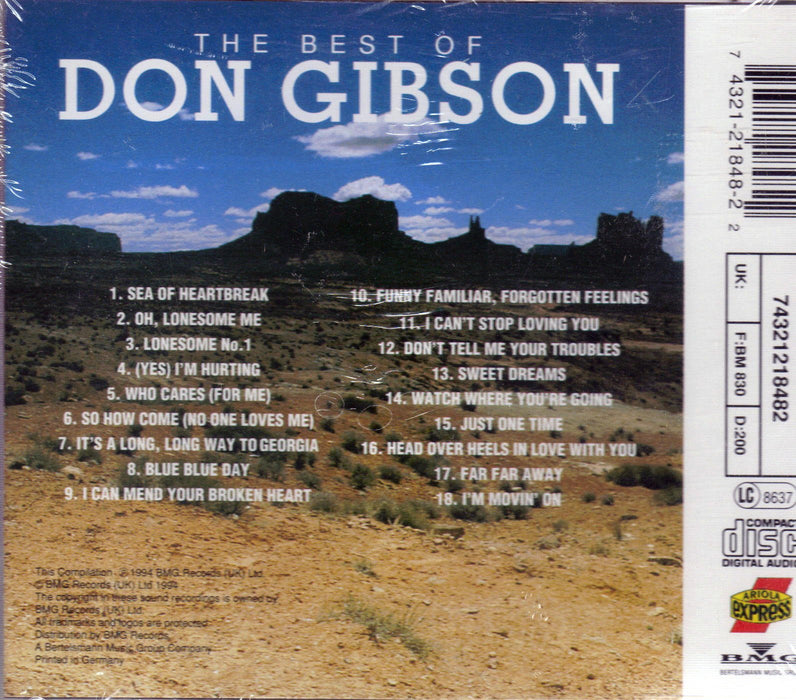 Don Gibson - The Best Of Don Gibson;