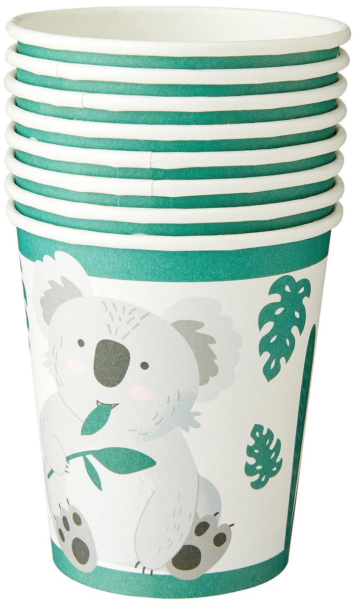 Amscan: 8 Cups Koala Paper 250 Ml Sup;