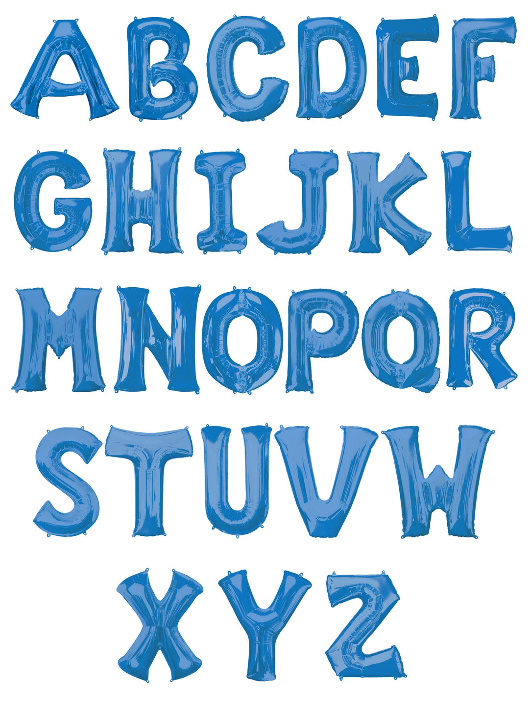 Anagram: Supershape Letter X Blue Foil Balloon P50 Packed 68 X 88 Cm;