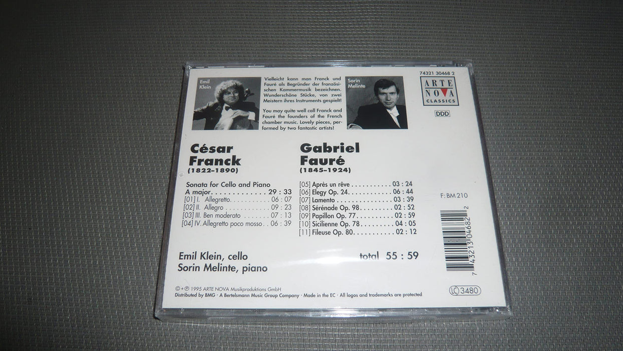 Cesar Franck - Sonata For Cello And Piano;