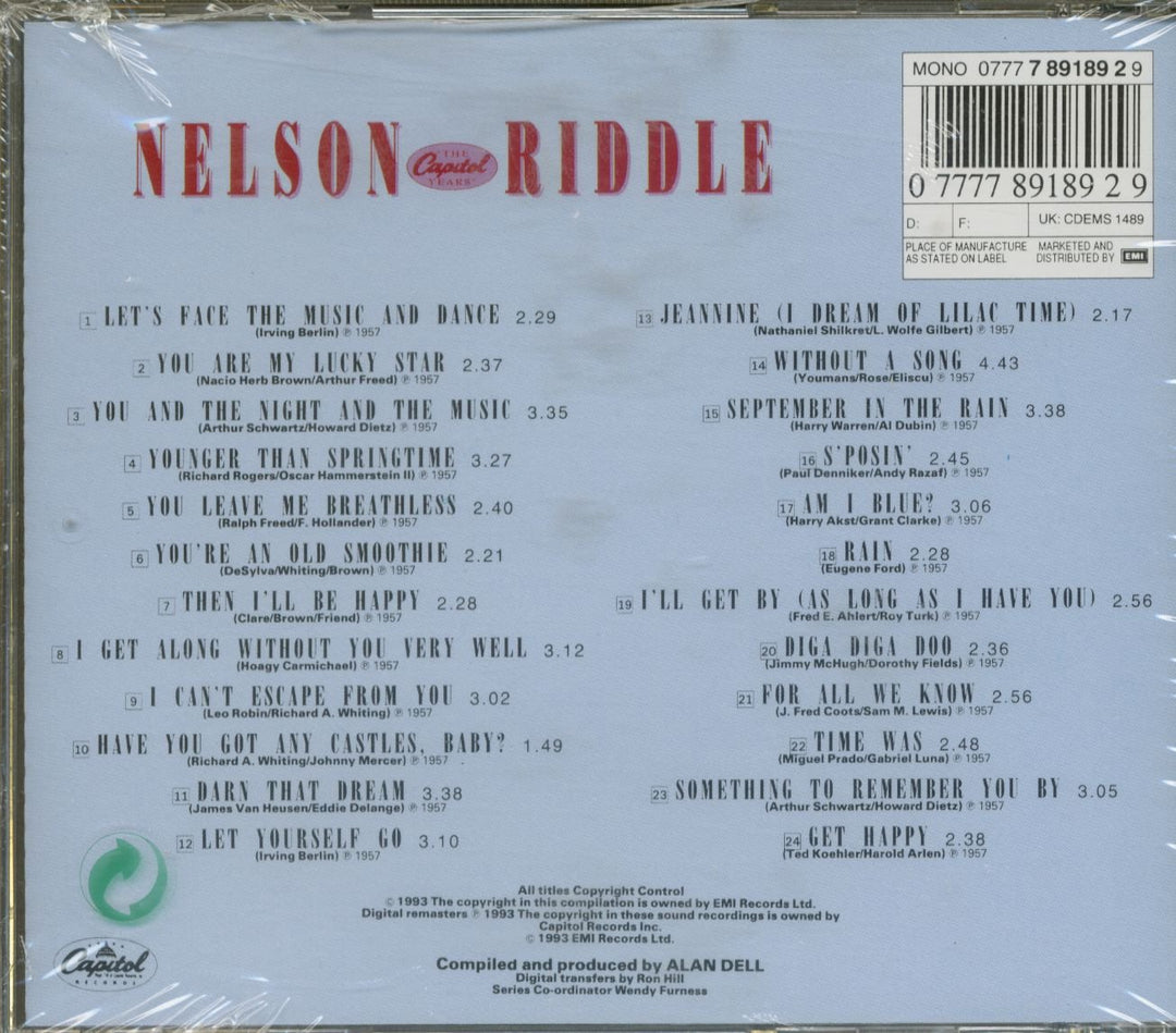 Nelson Riddle - Capitol Years;