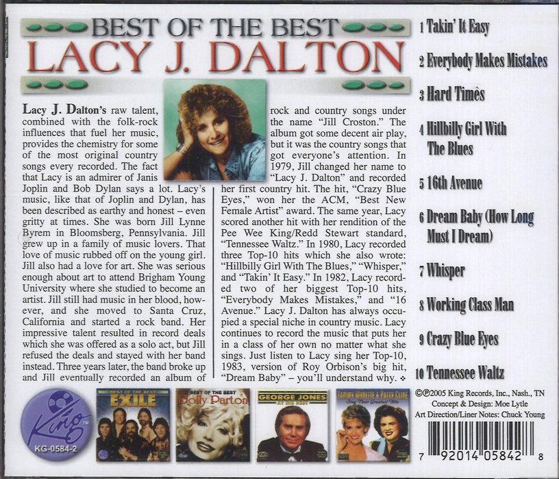 Lacy J Dalton - Best Of The Best;