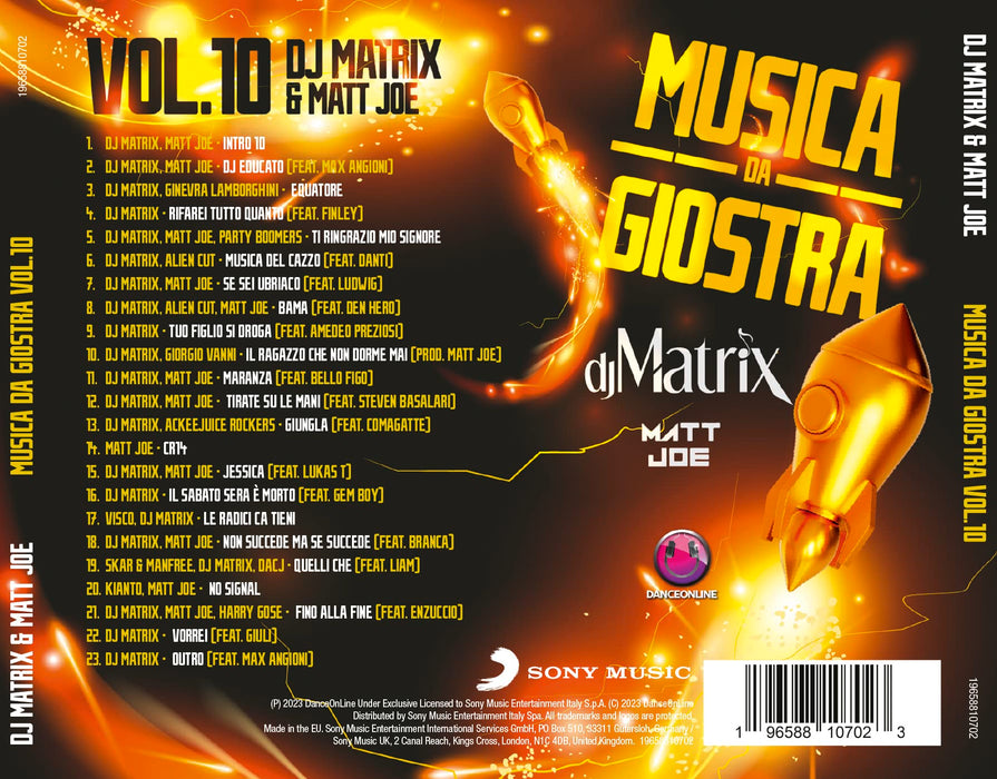 Dj Matrix & Matt Joe - Musica Da Giostra, Vol. 10;