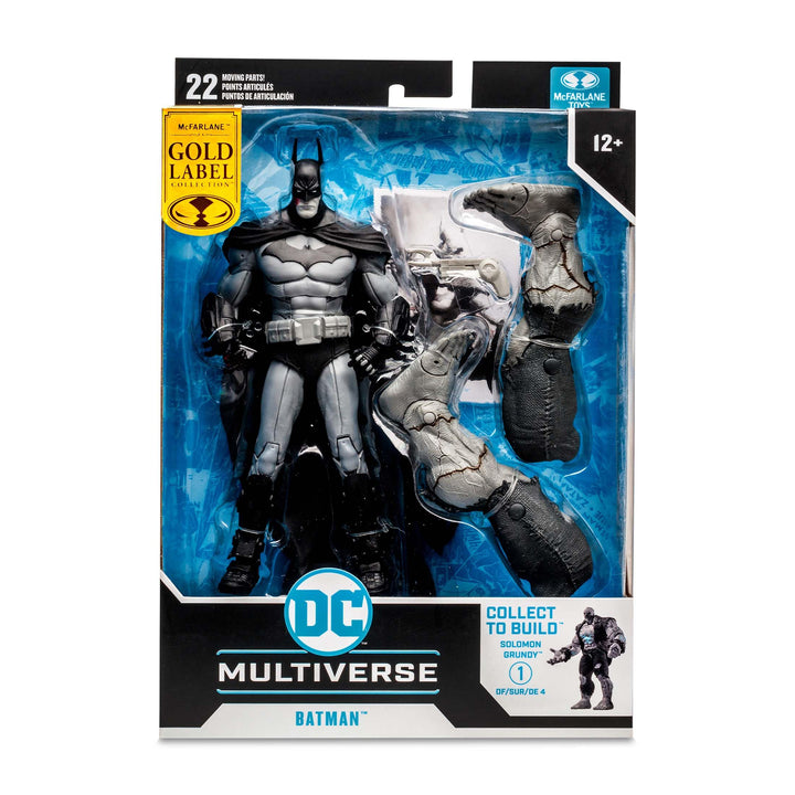 Dc Comics: Mcfarlane Toys - Arkham City Bw Batman - 7 In Collectible Figure;