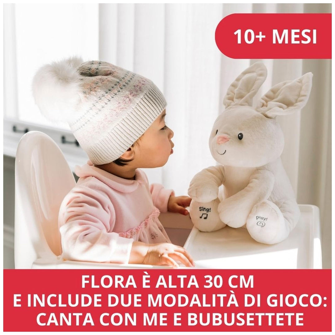 Gund: Spin Master - Flora Coniglietto Interattivo Parlante;