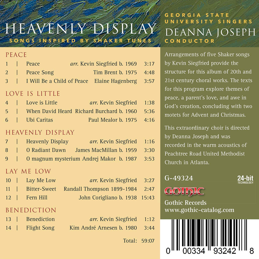 Deanna Joseph - Heavenly Display: Songs Inspired By Shaker Tunes;