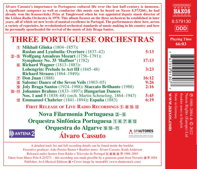 Alvaro Cassuto: Three Portuguese Orchestras;