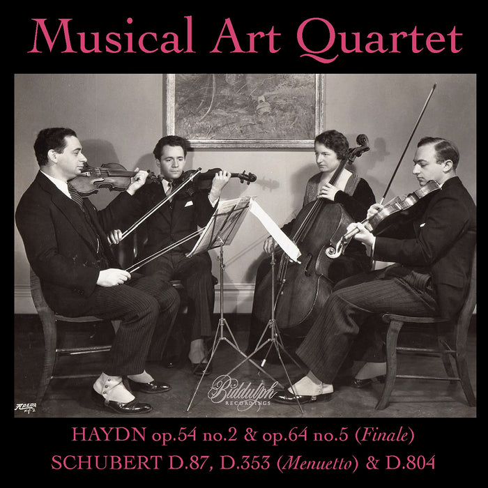Musical Art Quartet (The): Haydn & Schubert String Quartets;