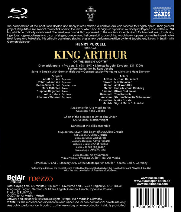 Henry Purcell - King Arthur;