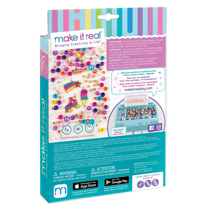 Make It Real: Rainbow Pearl Bracelets;