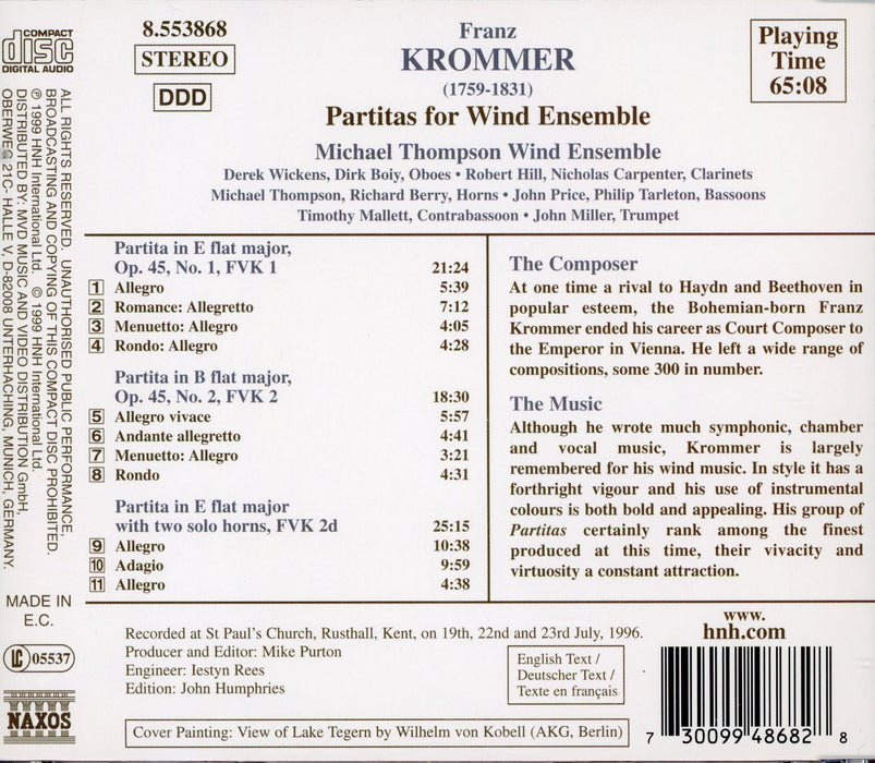 Franz Krommer - Partita
