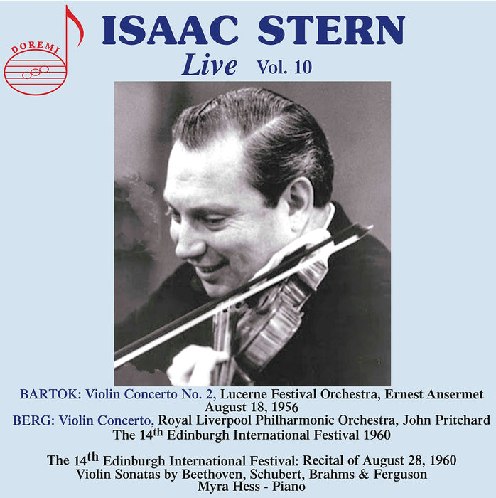 Isaac Stern: Live, Vol. 10 - Bartok , Berg (2 Cd);