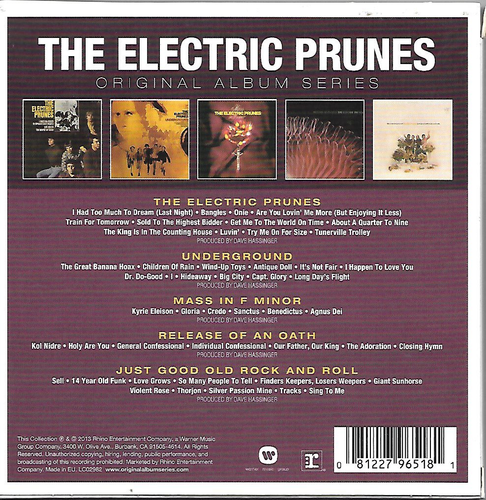 Electric Prunes (The) - Original Album Series (5 CDs);