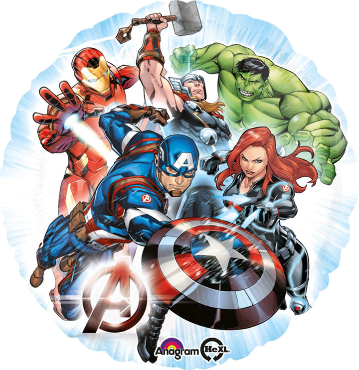 Marvel: Anagram - Standard "Avengers" Foil Balloon Round, S60 Q;