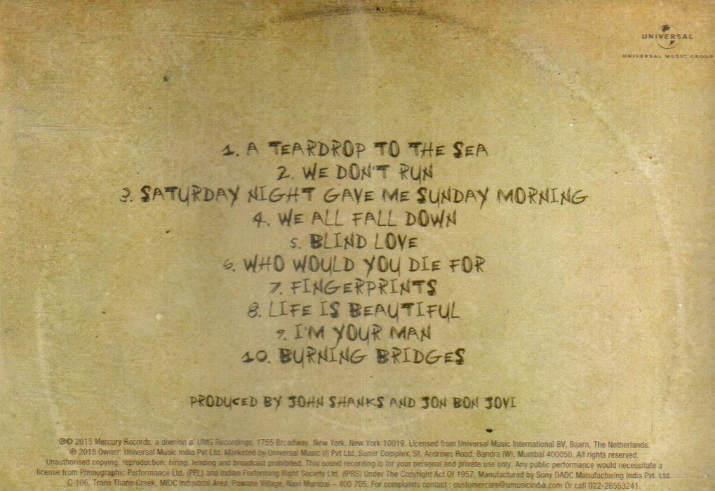 Bon Jovi - Burning Bridges;
