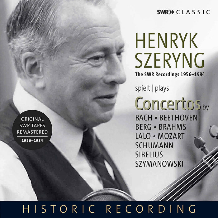 Henryk Szeryng: Plays Concertos (5 Cd);